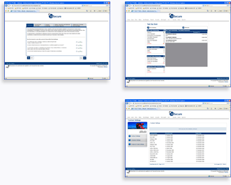 GISecure screens