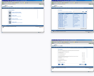 Click 2 Insure screens